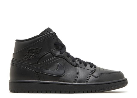 Air Jordan 1 Mid "TRIPLE BLACK" 554724 093