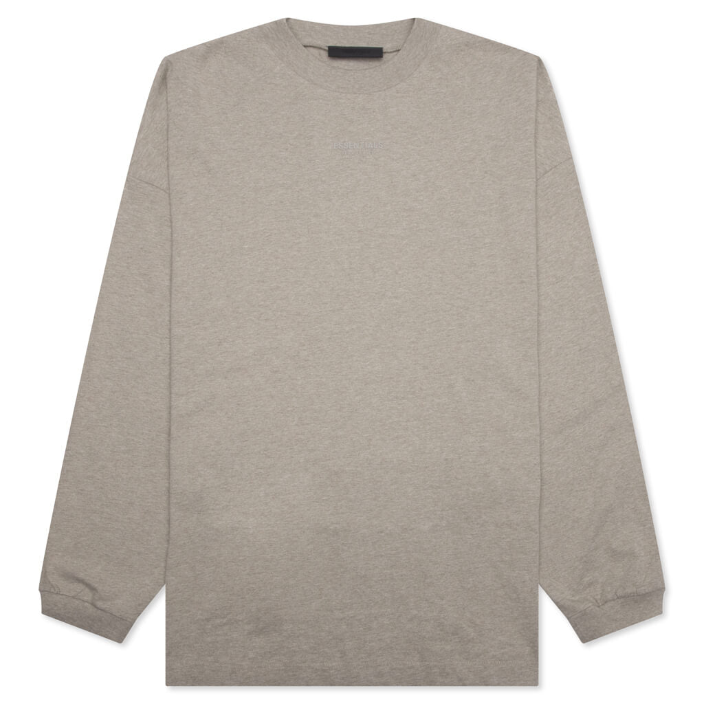 Local Hoodie Nude ESSENTIALS LONG SLEEVE T-SHIRT "CORE HEATHER" FW23