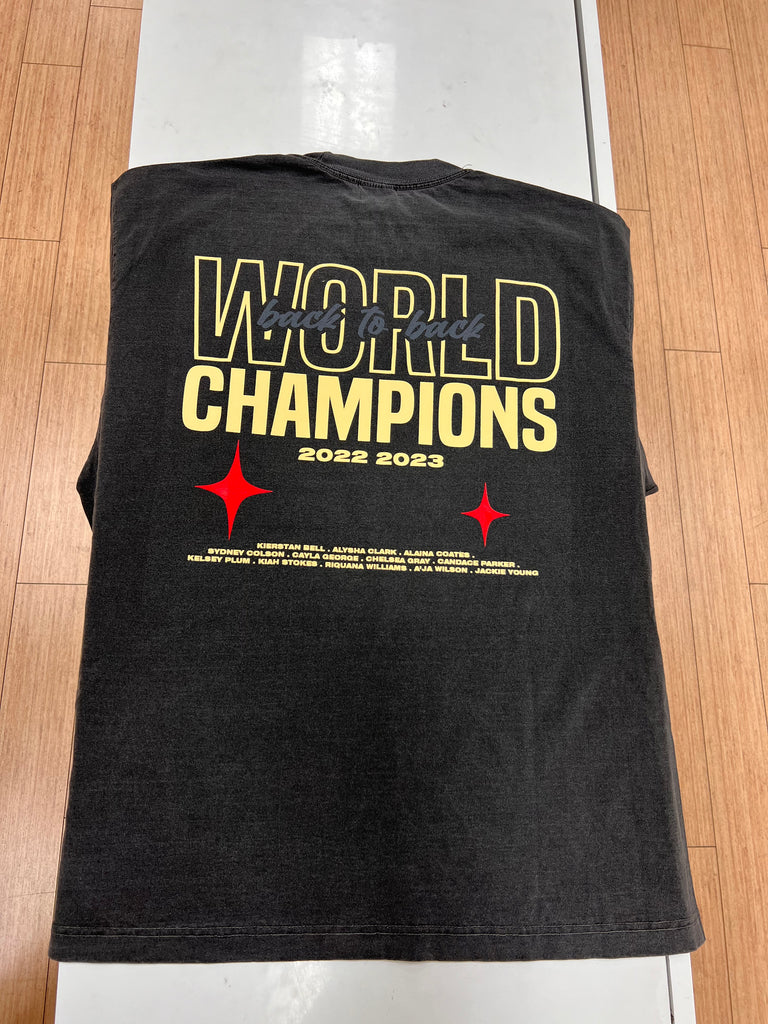 Aces Back 2 Back Championship T-Shirt "BLACK" N/A