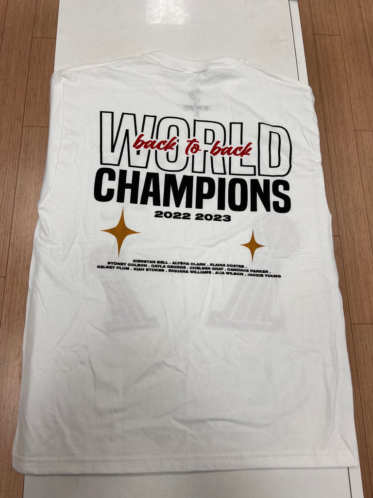 Aces Back 2 Back Championship T-Shirt "WHITE" N/A