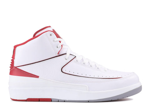 Air Jordan 2 Retro "WHITE RED" 385475 102