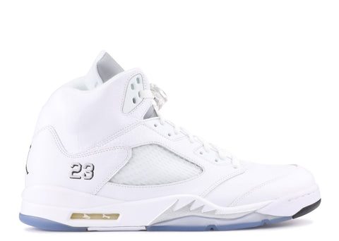 Air Jordan 5 Retro "WHITE METALLIC" 136027 130