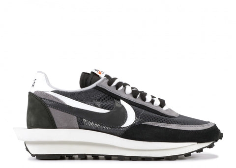 NIKE WAFFLE X SACAI "BLACK GREY" BV0073 001