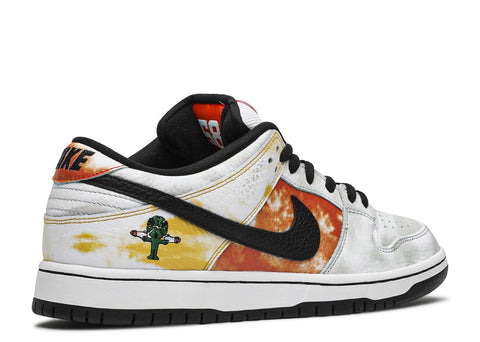 PRE-OWNED: Nike SB Dunk Low Pro QS "Raygun Tie-Dye" White  BQ6832 101