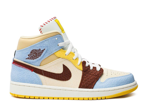 Air Jordan 1 Mid SE FEARLESS "MAISON CHATEAU" CU2803 200