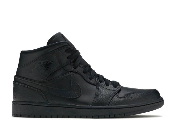 Air Jordan 1 Mid "TRIPLE BLACK" 554724 091