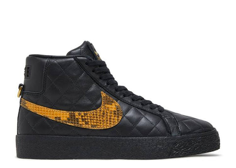 Nike X Supreme Blazer Mid QS SB "BLACK SNAKESKIN" DV5078 001