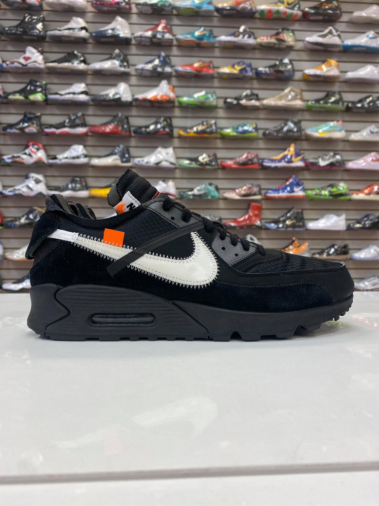 PRE OWNED Nike Air Max 90 x Off White "BLACK" AA7293 001