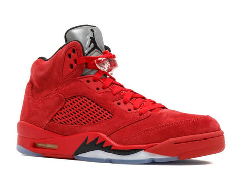 PRE OWNED Air Jordan 5 Retro "RED SUEDE" 136027 602