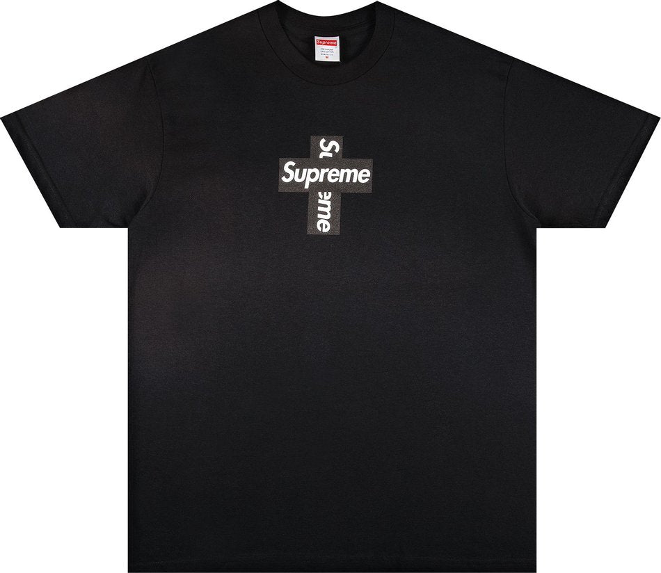 Supreme Cross Box Logo Tee "BLACK" FW20