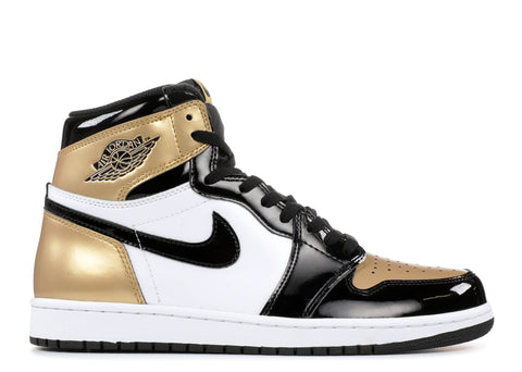 Air jordan Women 1 Retro High OG NRG "Gold Toe"  861428 007