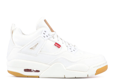 Air Jordan 4 Retro X  Levis NRG GS "WHITE" AQ9103 100