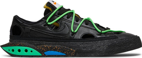 Nike Blazer Low X Off-dark "Black Electro Green" DH7863-001