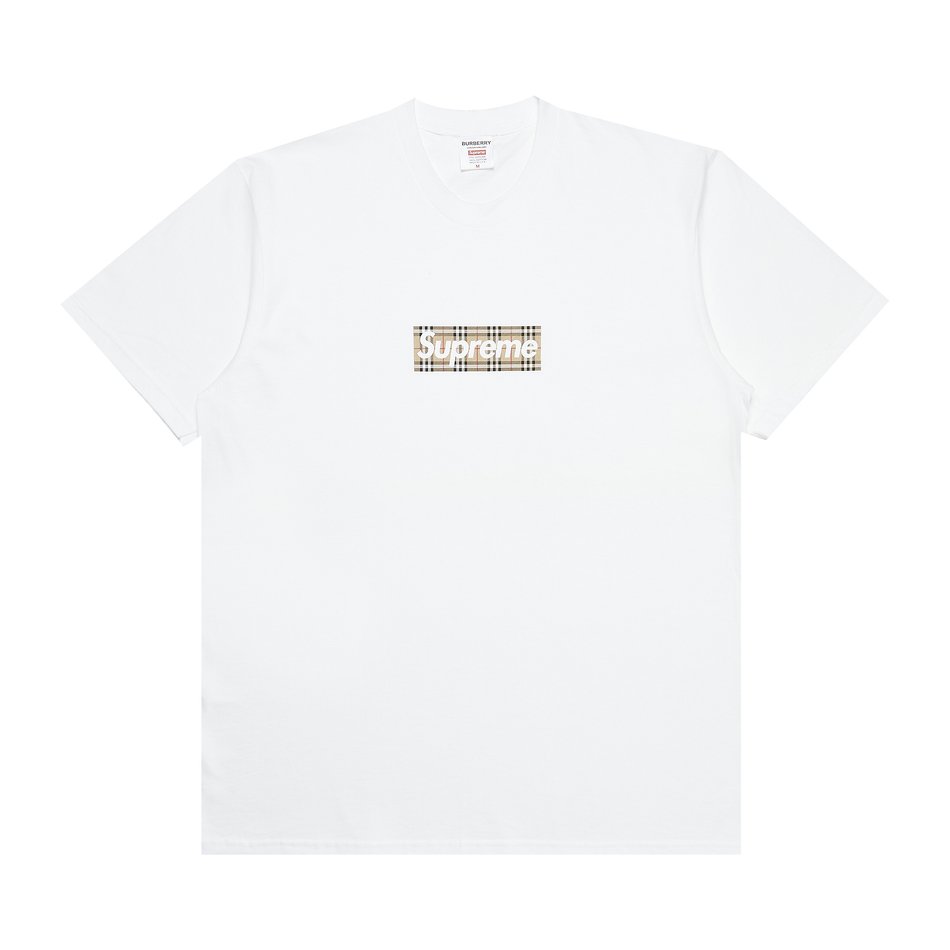 Supreme x Burberry Box Logo Tee "WHITE" 2022