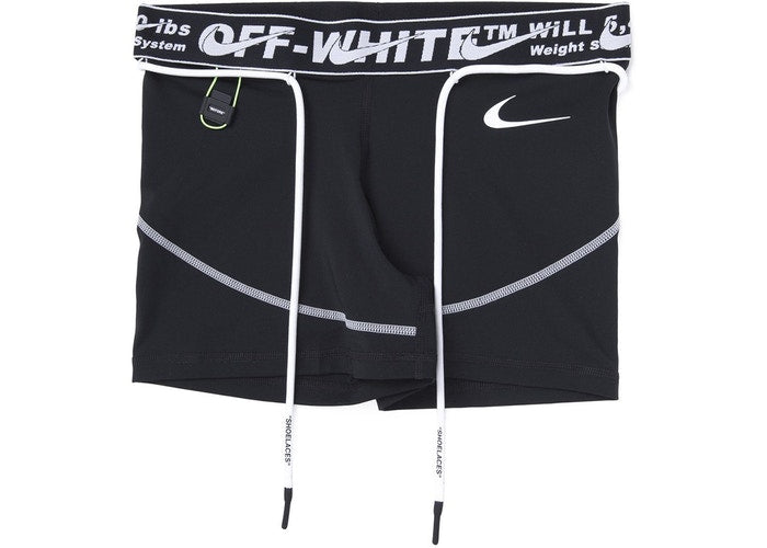 Nike x Off White Women's Training Shorts "BLACK"