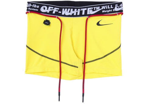 OFF-WHITE x Nike Women's Training Shorts "YELLOW"