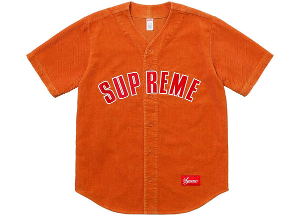 Supreme Corduroy Baseball Jersey high quality - Green