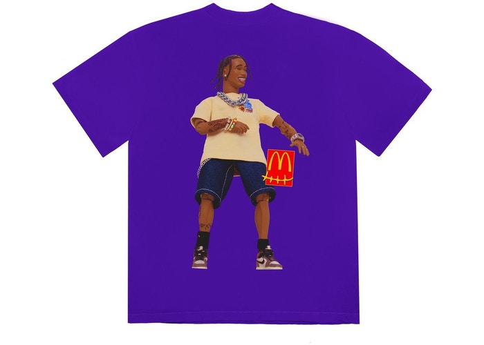 Travis Scott x McDonald's  "Action Figure Series II" T-Shirt Purple