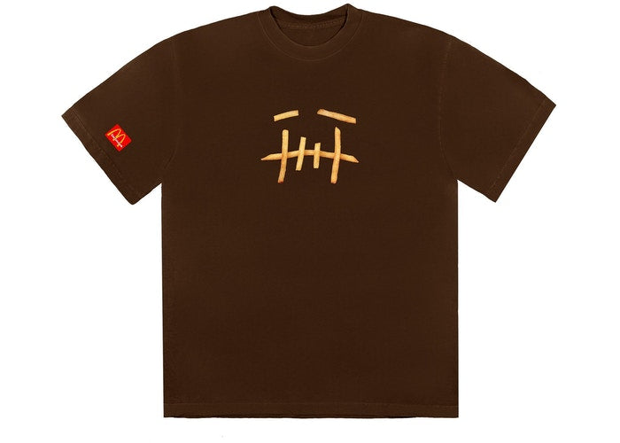 Travis Scott x McDonald's  "Fry T-Shirt II" T-Shirt Brown