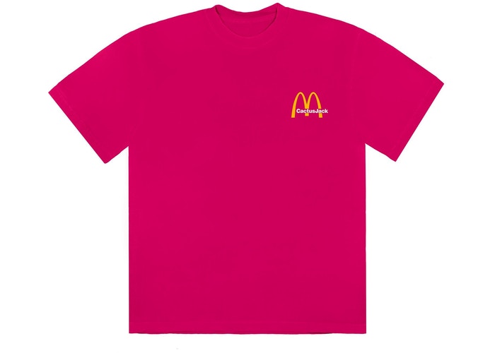 Travis Scott x McDonald's  "Vintage Action Figure II" T-Shirt Pink