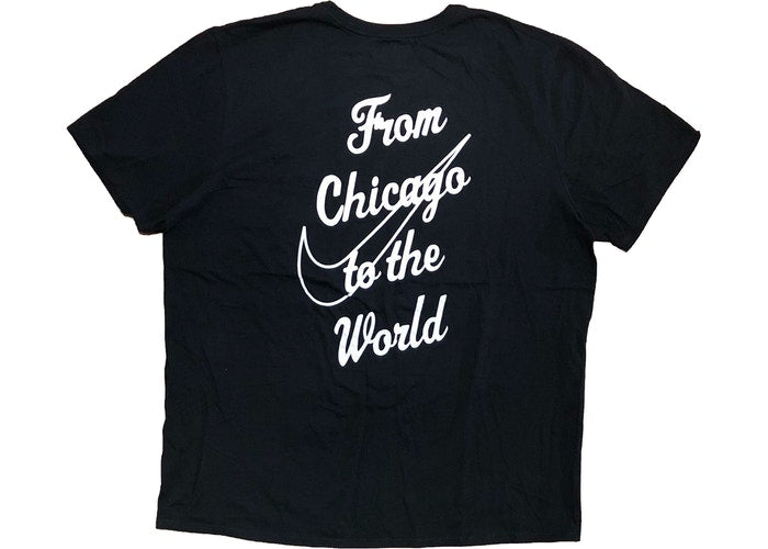 Virgil Abloh Nike Chicago Tee "BLACK"