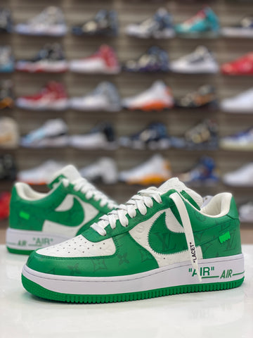 Nike Air Force 1 Low X Louis Vuitton X Off-Cement “GREEN" LV