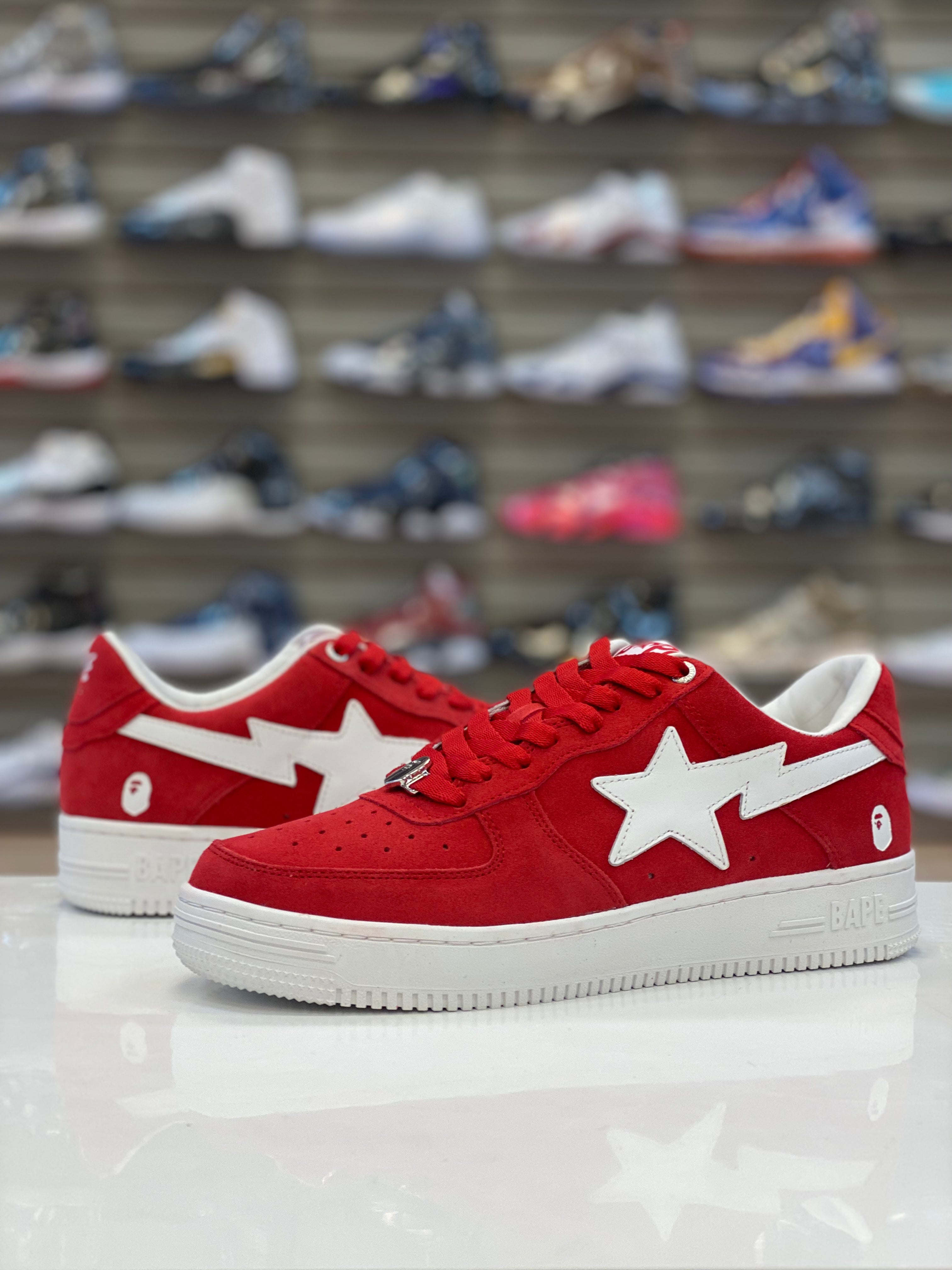 BAPE STA SUEDE PACK RED - スニーカー