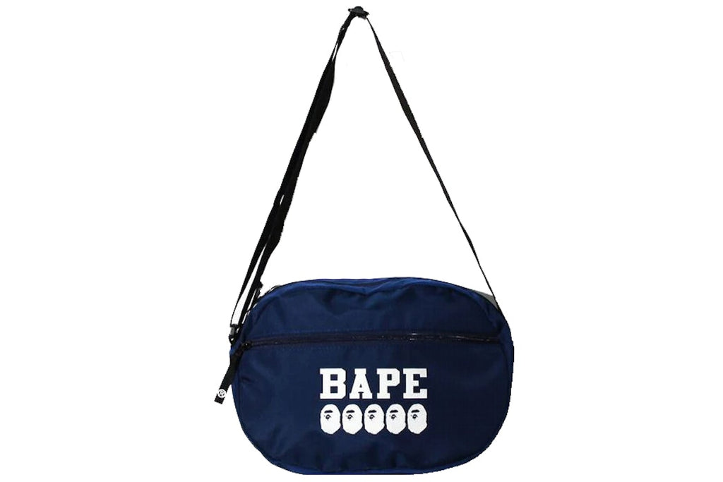 BAPE APE HEADS SHOULDER BAG "BLUE" N/A