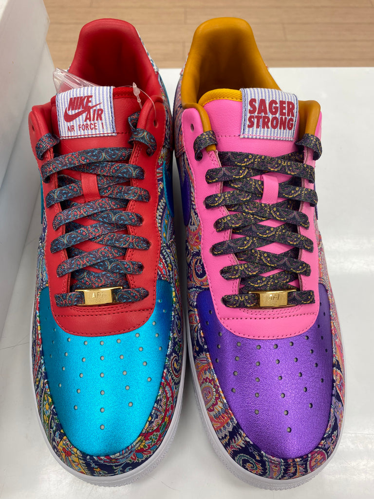 nike violet Air Force 1 Low Bespoke ID "SAGER STRONG" 815773 991