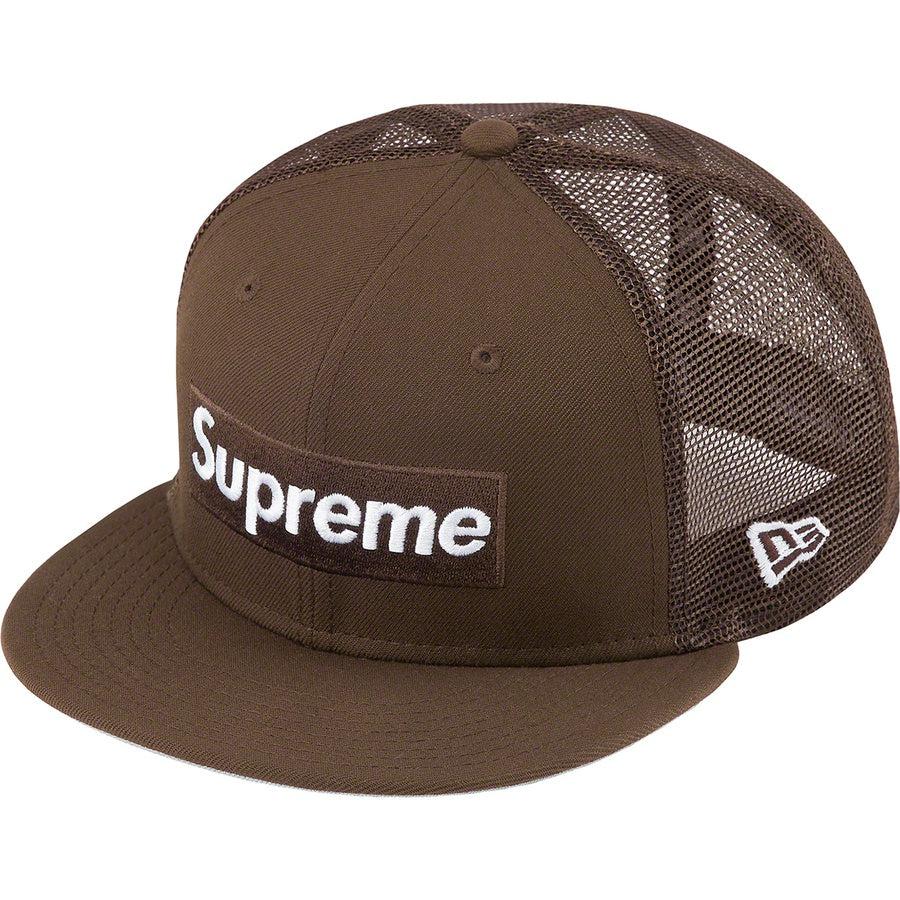 Supreme Mesh Trucker New Era Hat “Brown”