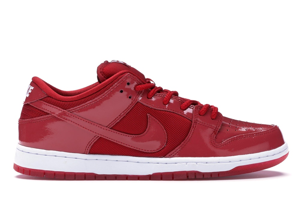 Nike Dunk SB Low "RED PATENT LEATHER" 304292 616