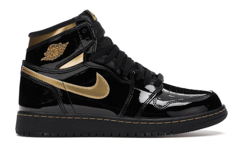 Air Jordan 1 Retro High OG GS "BLACK METALLIC GOLD" 575441 032