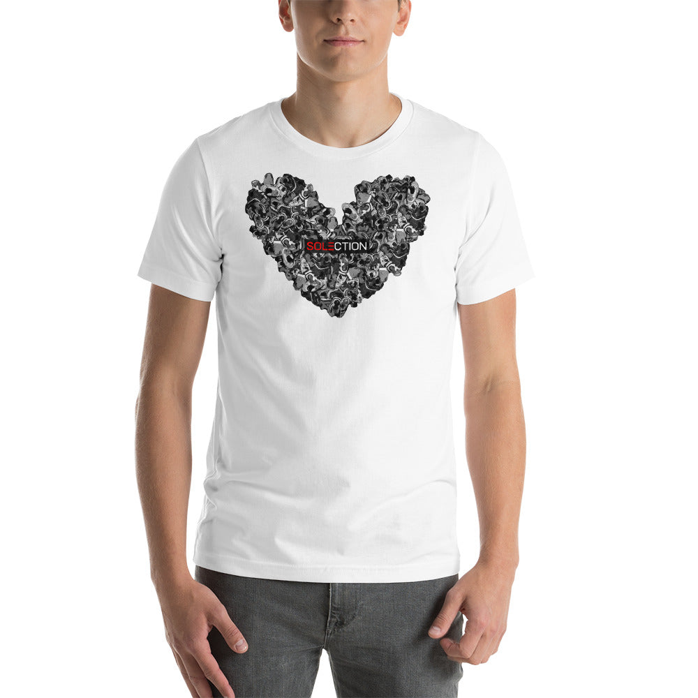 Love For Jordans Short Sleeve Jersey T-Shirt with Tear Away Label - Black Box Logo