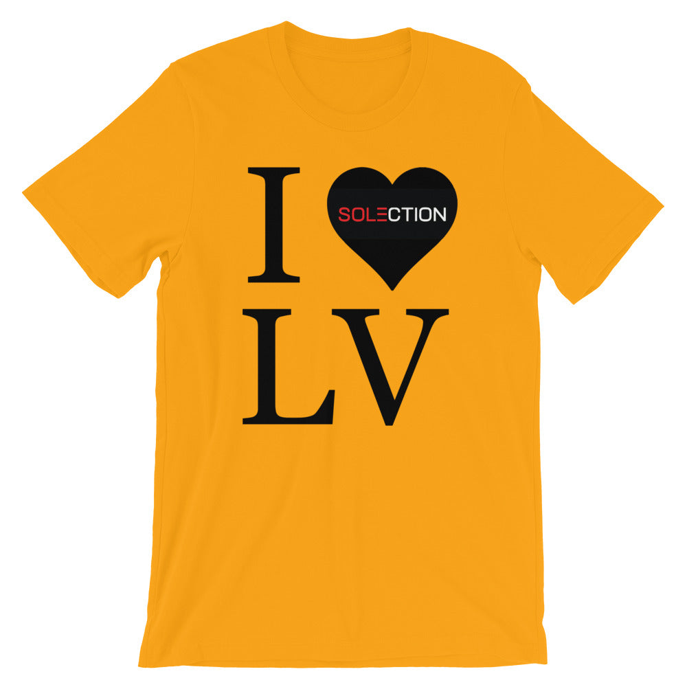 LV Unisex I Love LV Short Sleeve Jersey T-Shirt