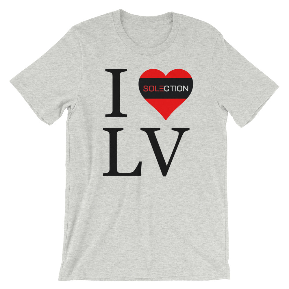 I Love LV Unisex Short Sleeve Jersey T-Shirt