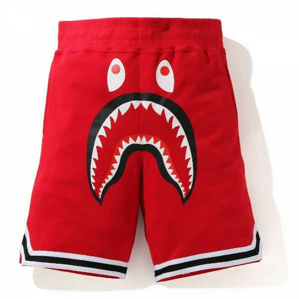 A BATHING APE® Shark Basketball Sweat Shorts - Farfetch