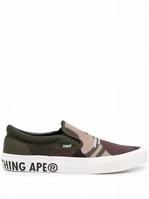 Aape by *A Bathing Ape Slip-On "GREEN CAMO" ASHM675XG GRZ