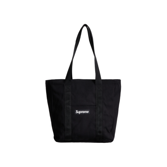 Supreme Tote Bag "BLACK CANVAS" SS21